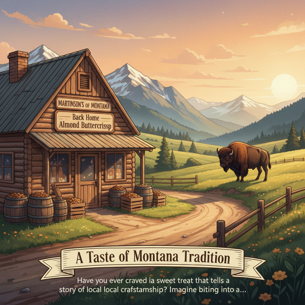 Featured image for Martinson's of Montana: Back Home Almond Buttercrisp - A Taste of Montana Tradition