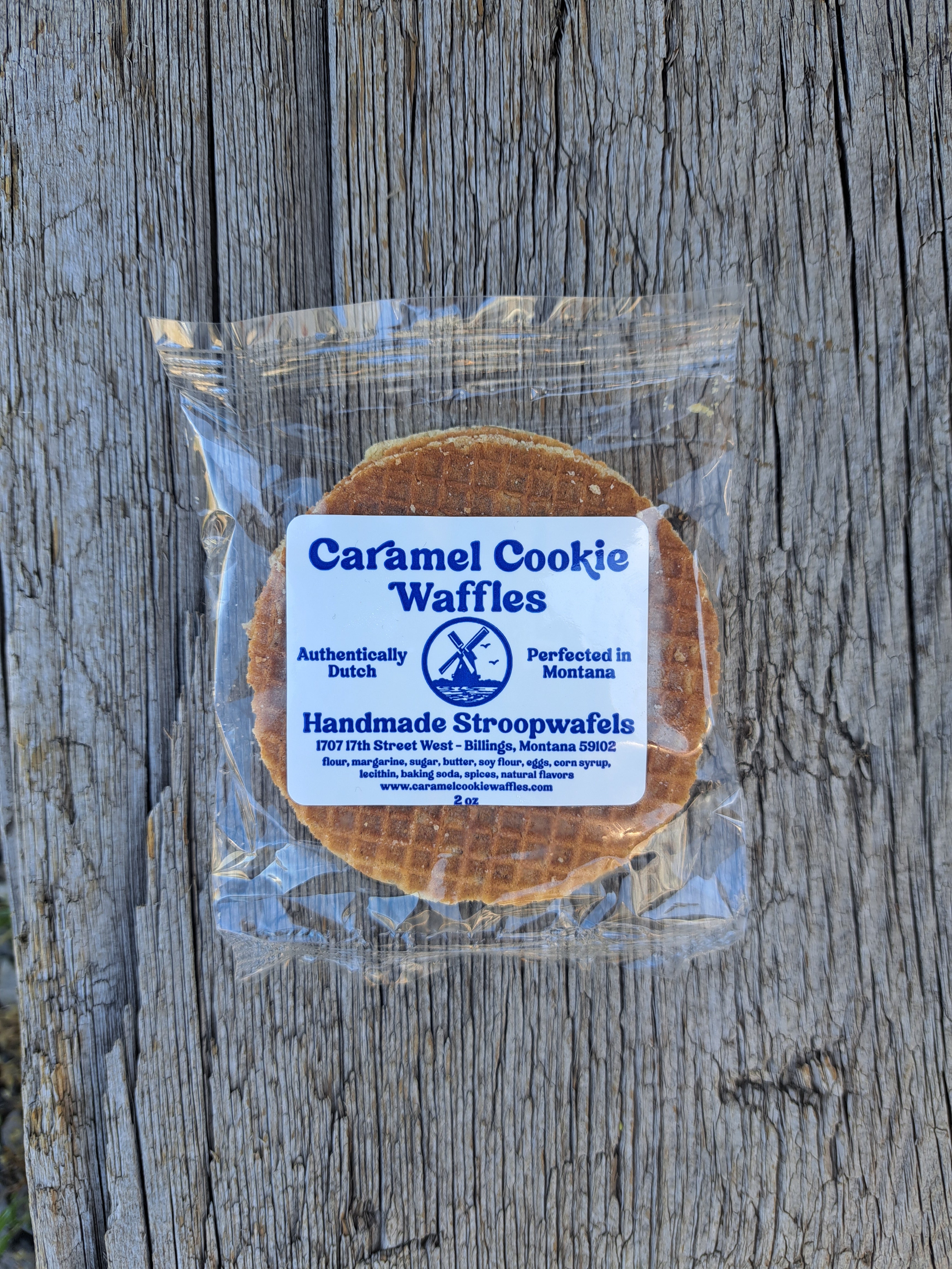 Caramel Waffle Cookies 2-pack