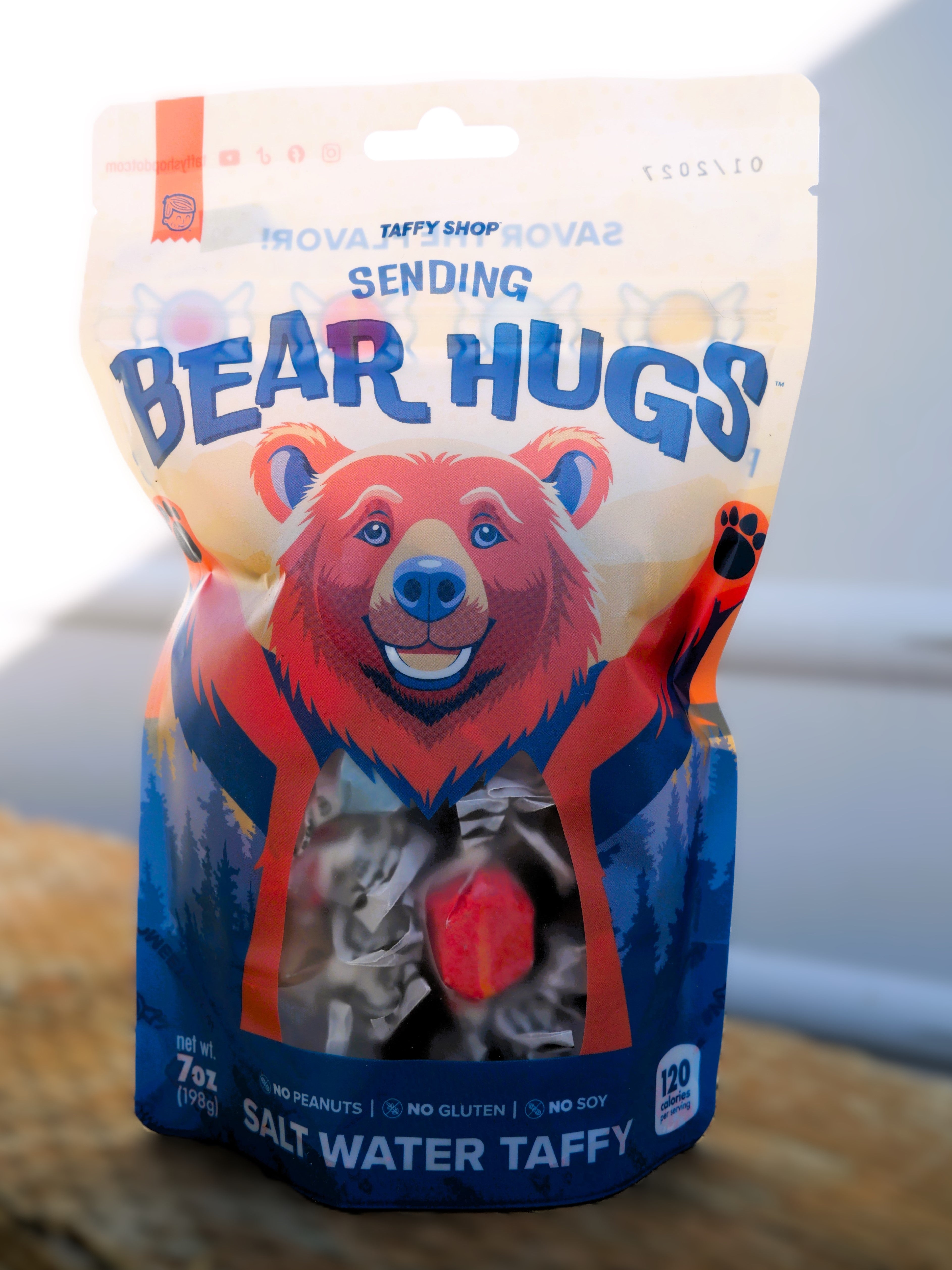 Sending Bear Hugs Salt Water Taffy