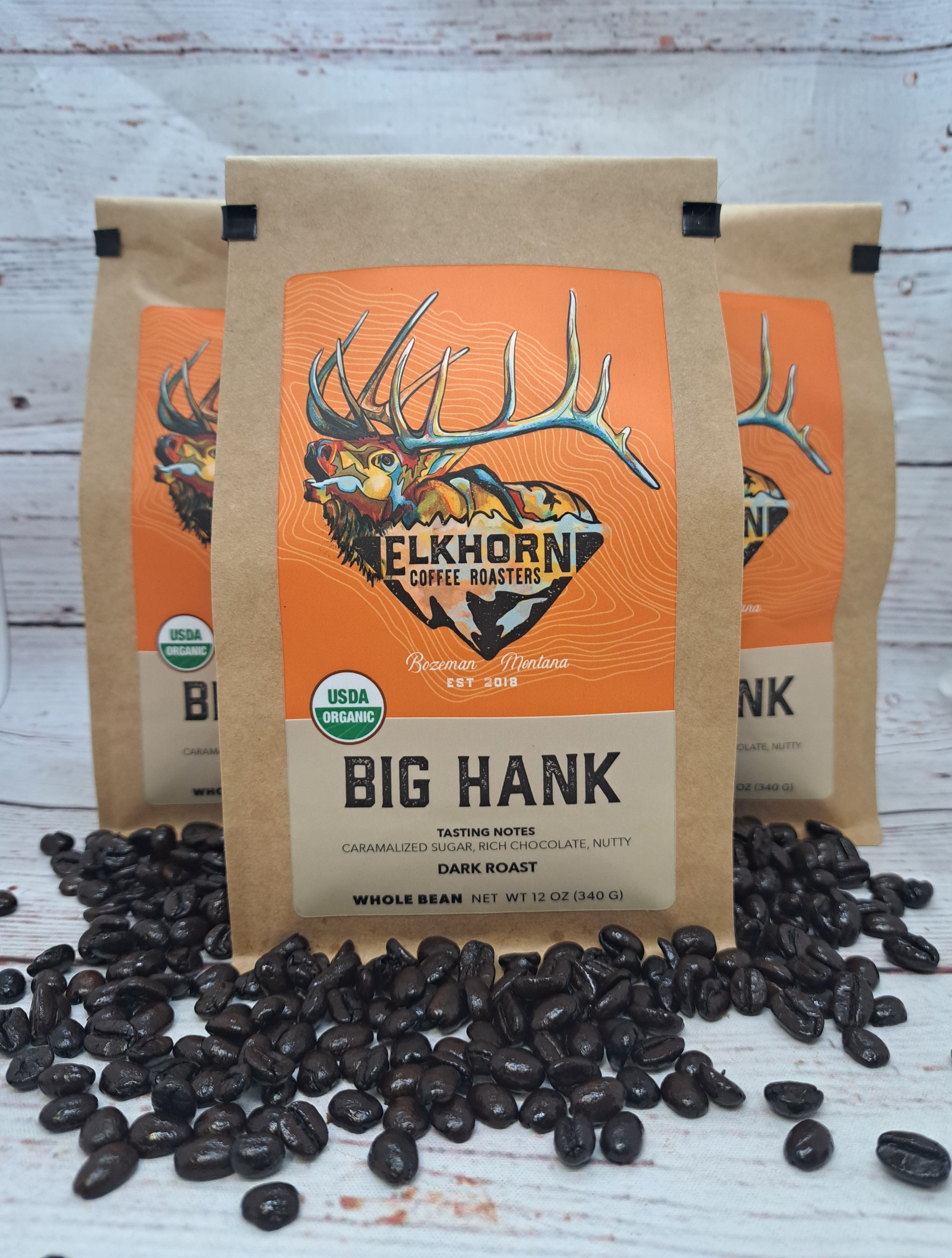 Elkhorn Coffee Roasters:  Whole Bean Big Hank