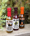 blind hot sauce trio gift set. Made in Montana.
