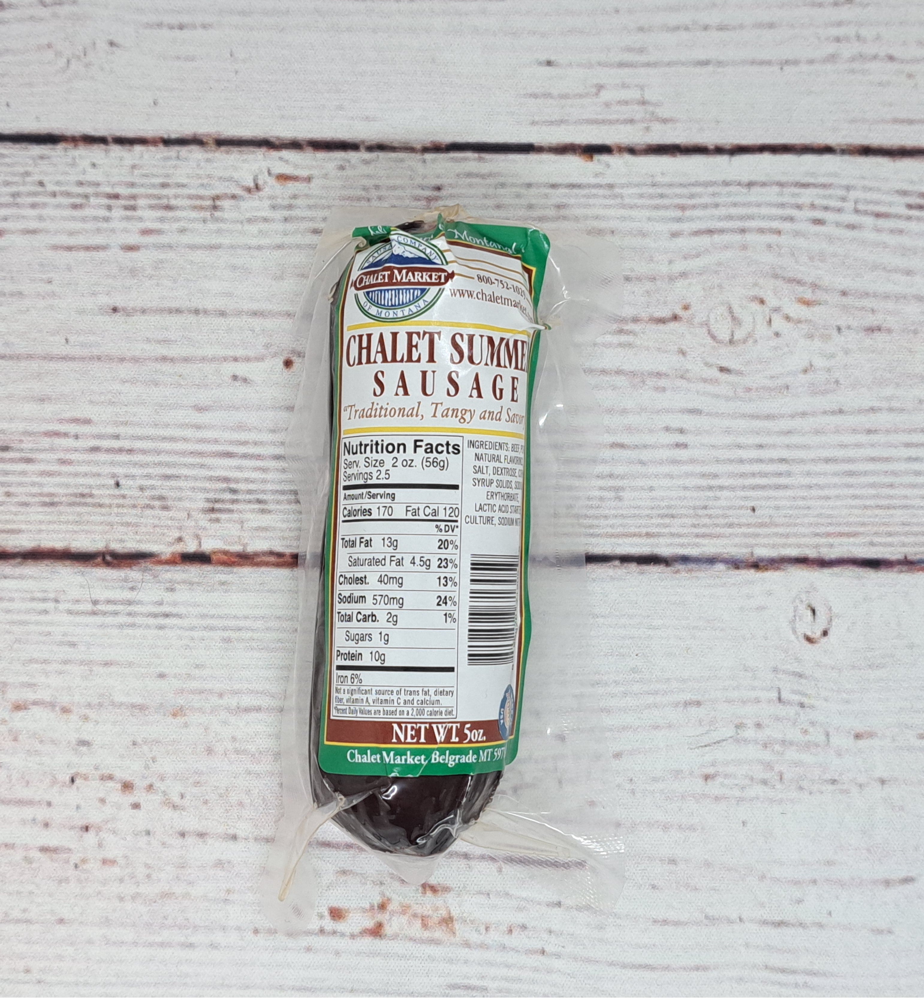 Sale! Chalet Summer Sausage 5oz