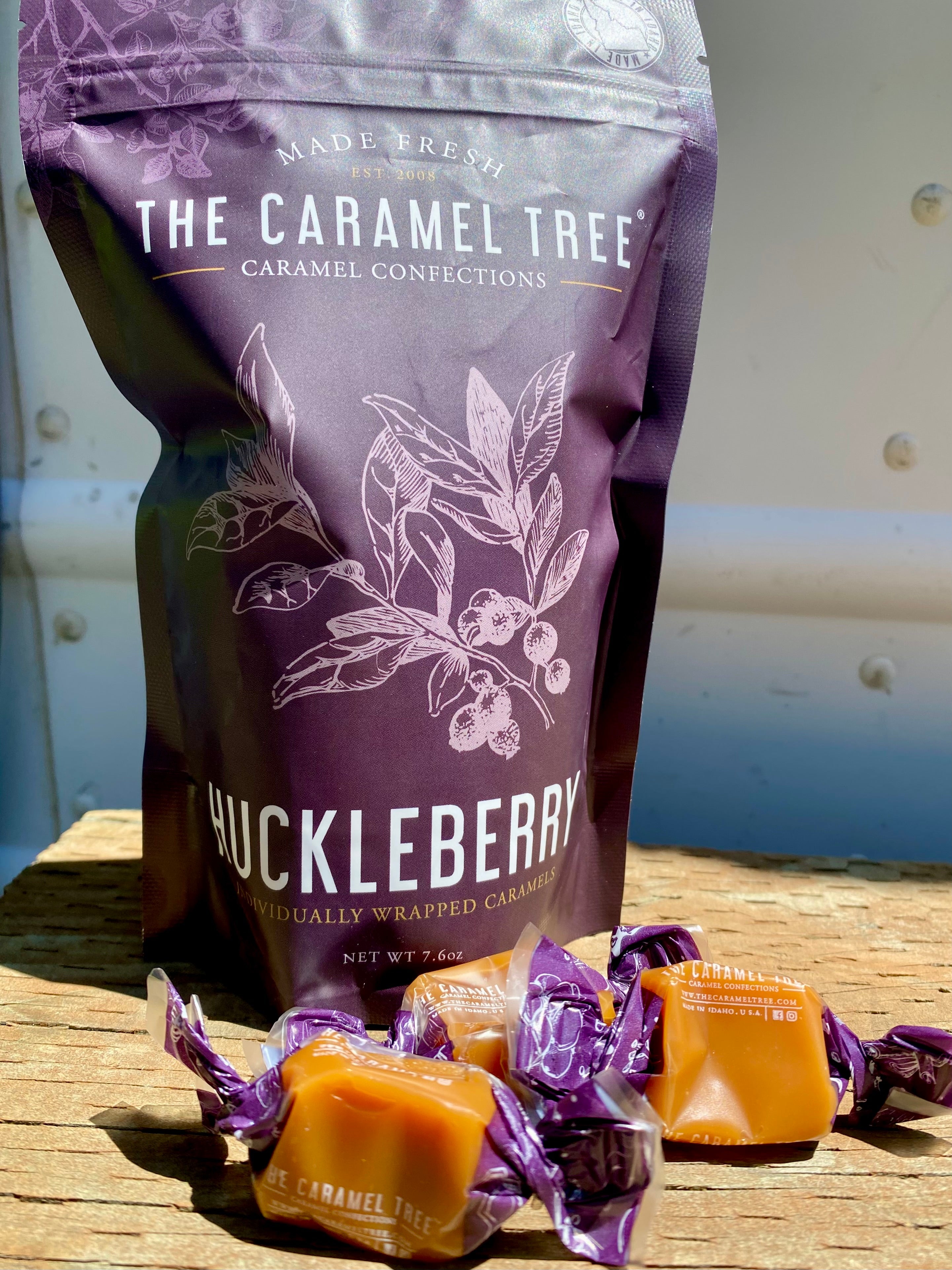 The Caramel Tree Huckleberry Caramels