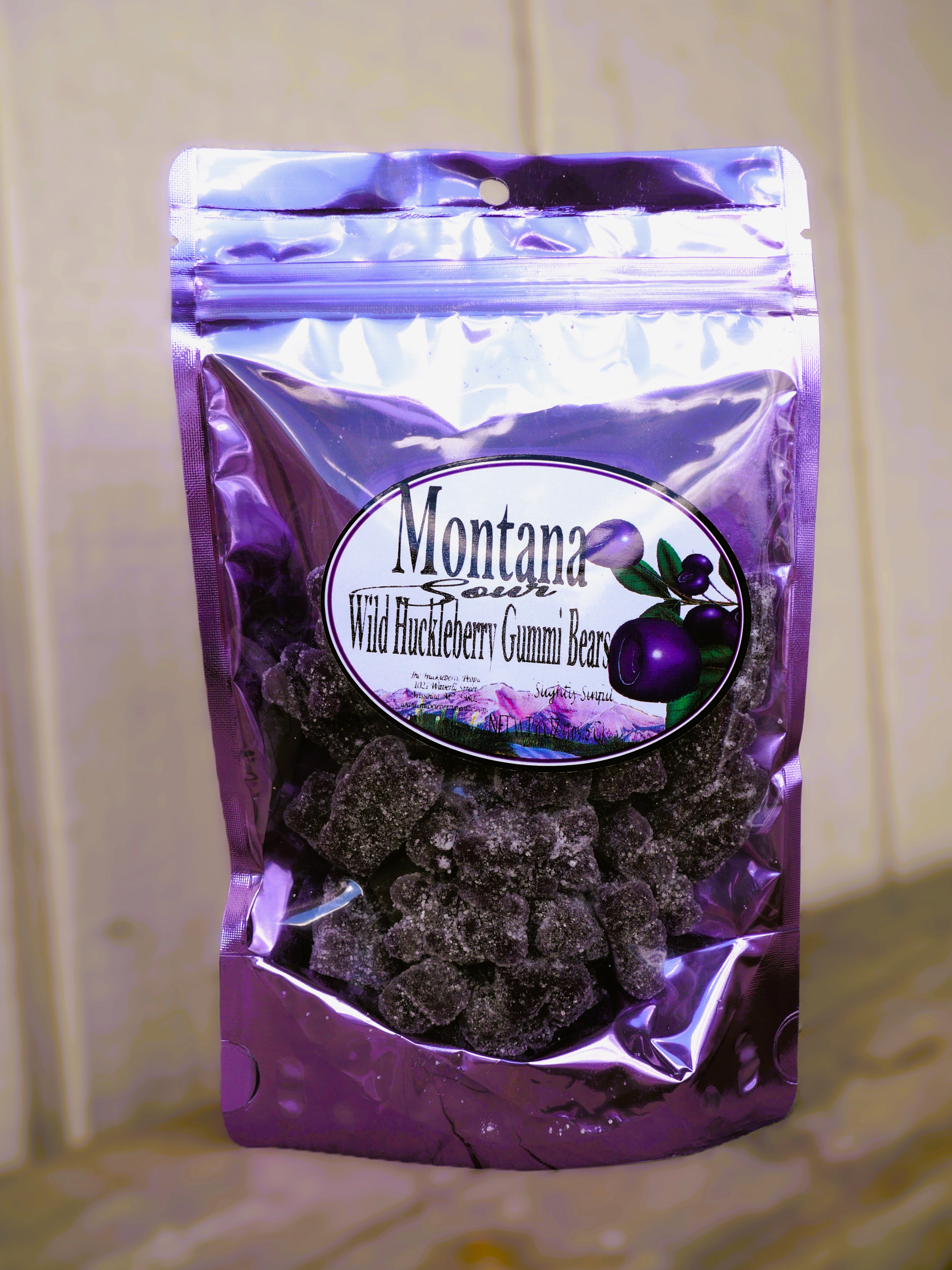 Sour Huckleberry Gummi Bears by Huckleberry People