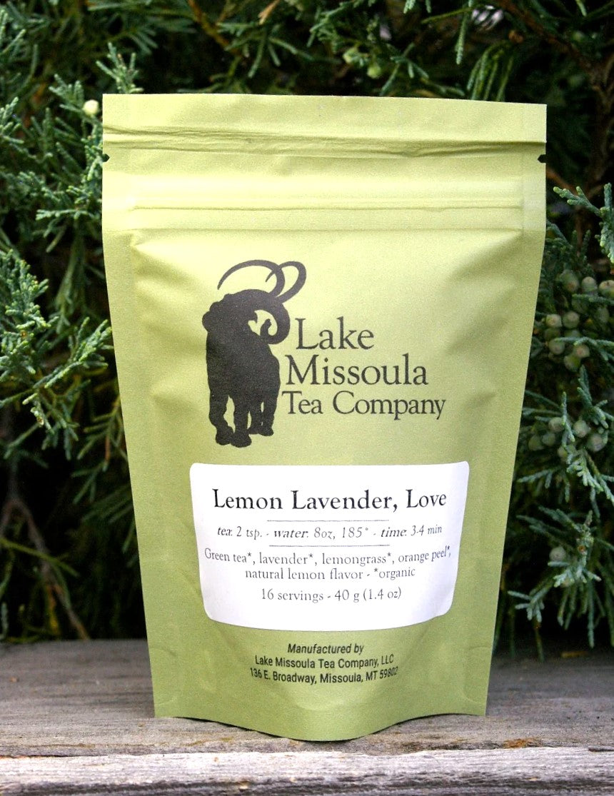 Lake Missoula Tea Company:  Lemon Lavender, Love Green Tea