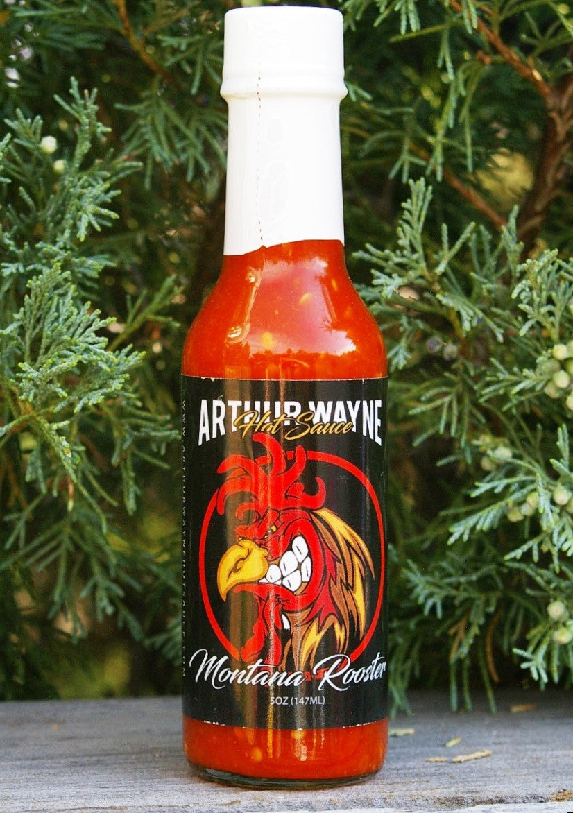 Montana Rooster Sriracha Style Hot Sauce by Arthur Wayne