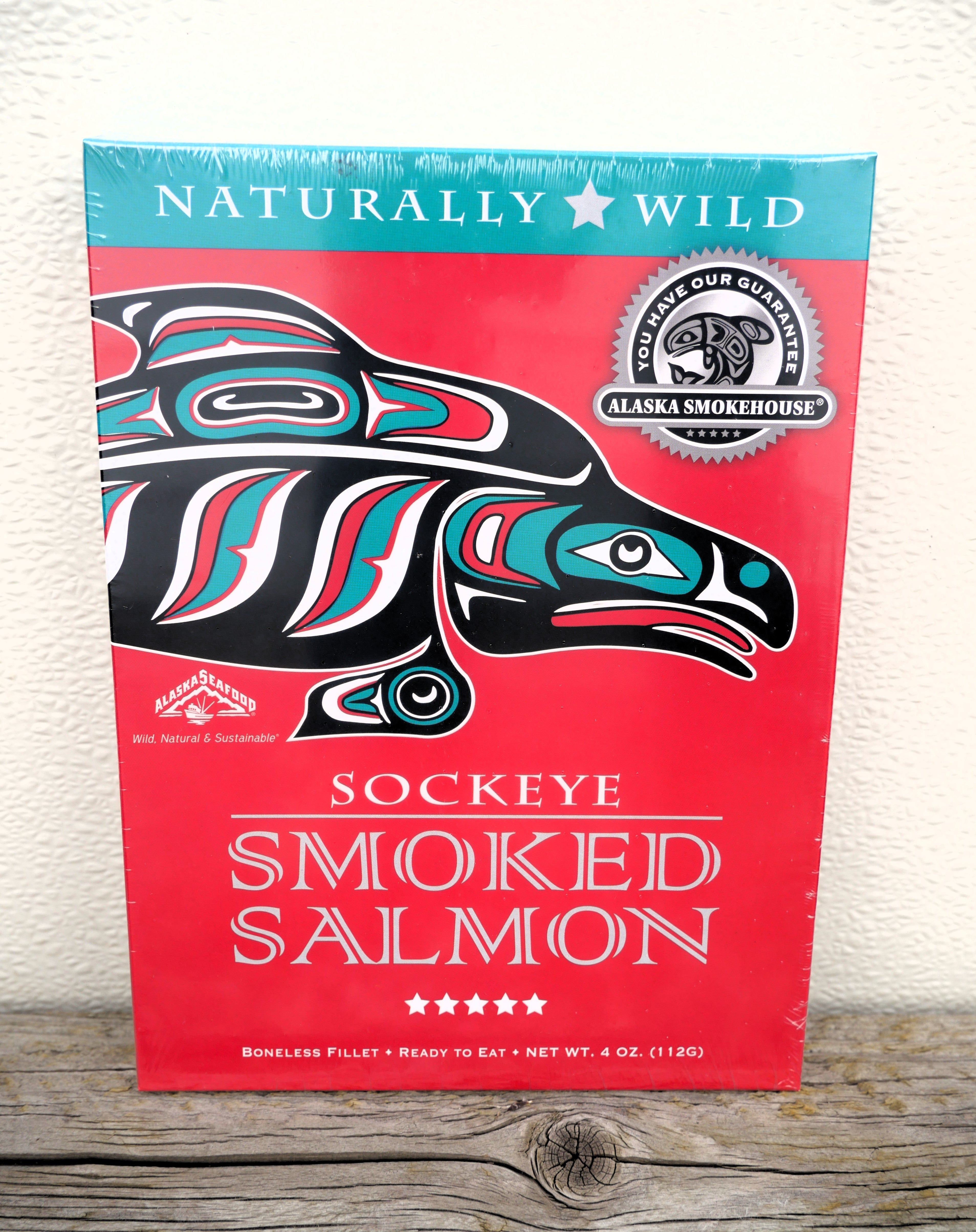 4oz Alaska Smokehouse Wild Sockeye Salmon