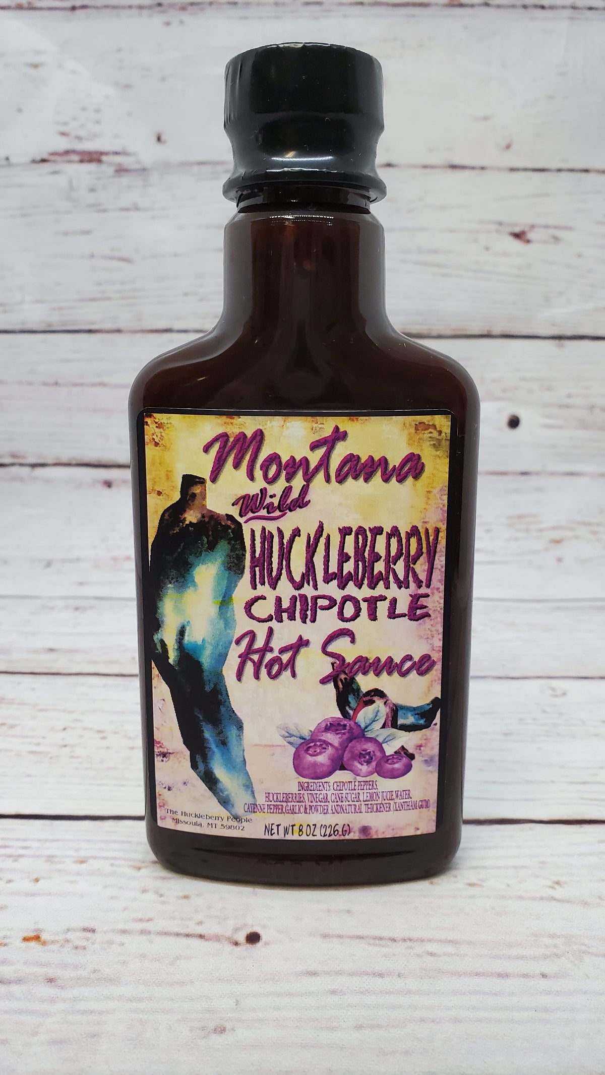Montana Wild Huckleberry Chipotle Hot Sauce — ChaletMarket