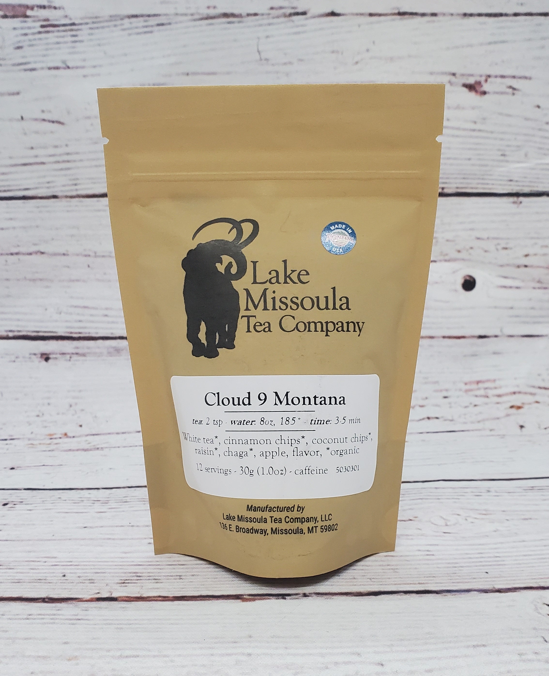 Lake Missoula Tea Company:  Cloud 9 Montana