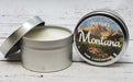 Instant Montana Candle. Pine & Cardamom scent.