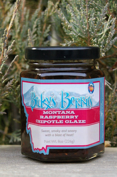 Chalet Market Montana Made Gifts 8oz Becky's Berries Raspberry Chipotle Glaze