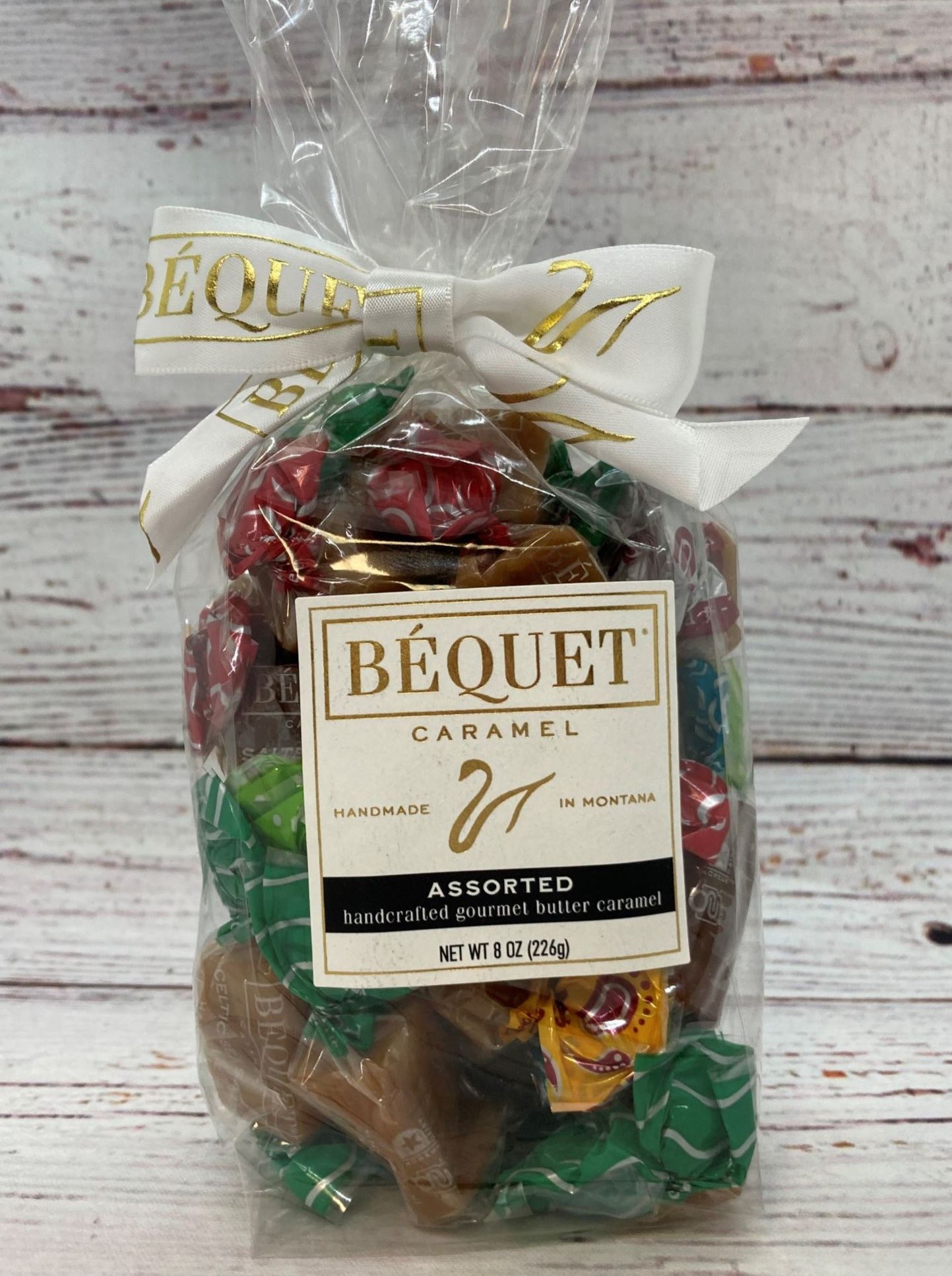 Made in Montana Bequet 8oz Assorted Caramels. Montana Made gifts