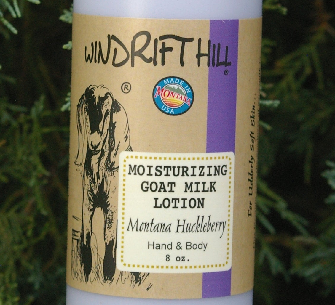Windrift Hill Lotion: Montana Huckleberry