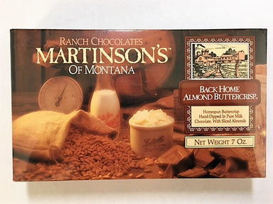 Ranch Chocolates Martinson's of Montana Back Home Almond ButterCrisp.