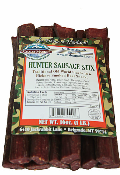 Chalet Market of Montana Hunter Snack Sticks