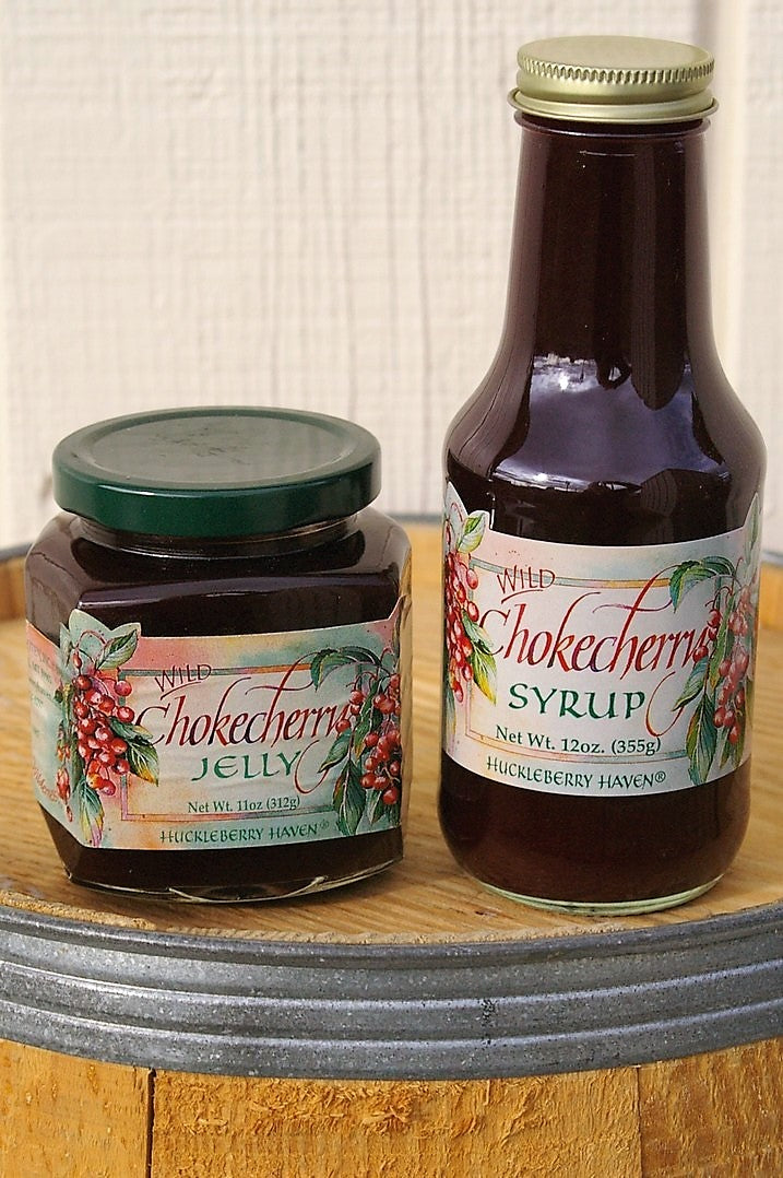 Wild Chokecherry Syrup & Jam.  Made in Montana.