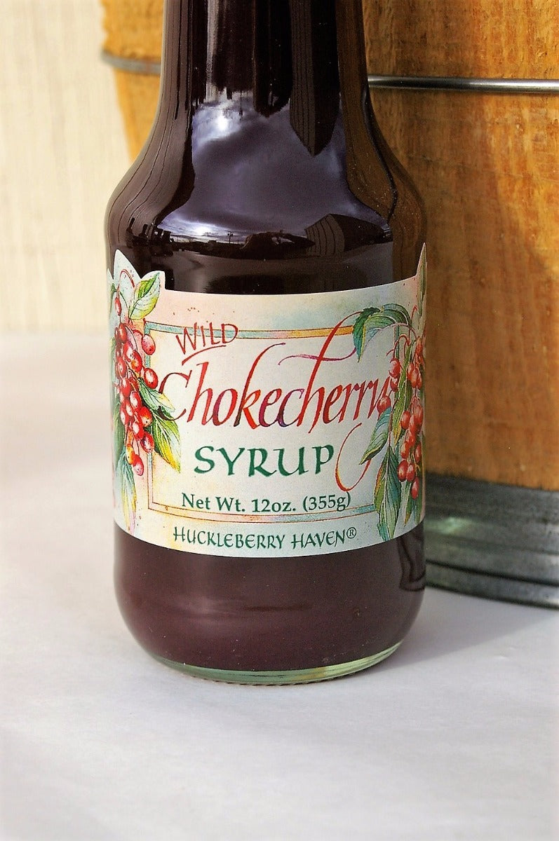 Wild Chokecherry Syrup.  Made in Montana.