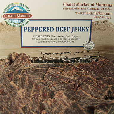 Chalet Market of Montana Peppered Beef Jerky