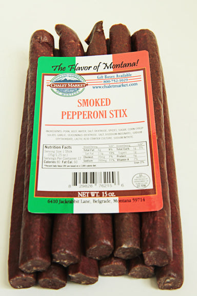 Chalet Market of Montana Smoked Pepperoni Snack Stick