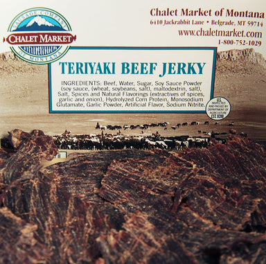 Chalet Market of Montana Teriyaki Beef Jerky